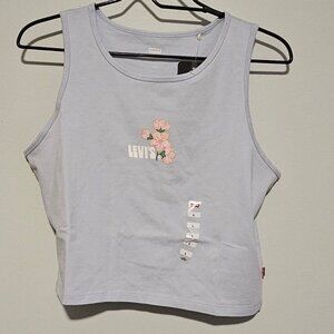 !!!NWT!!! Women's Light Blue Levi Tank Top, Large